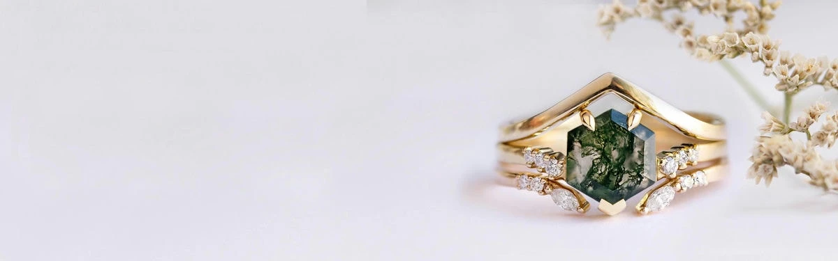 TRIO bague ébène gris 64 - Bijoux