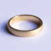 18k žlutá zlato matný svatební prsten