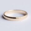 3mm zlato prsten leštěné povrch