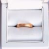 4mm matt Gold unisex Ring