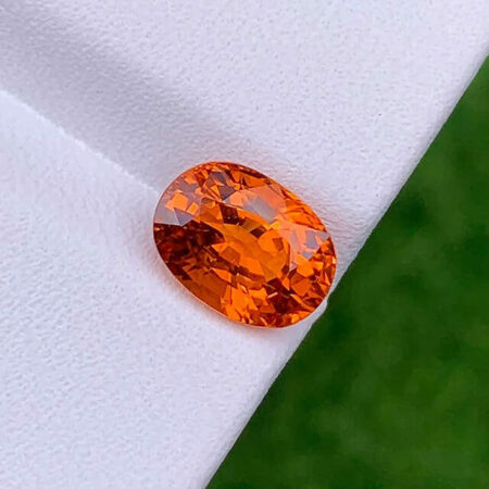 orange colored Spessartite stone