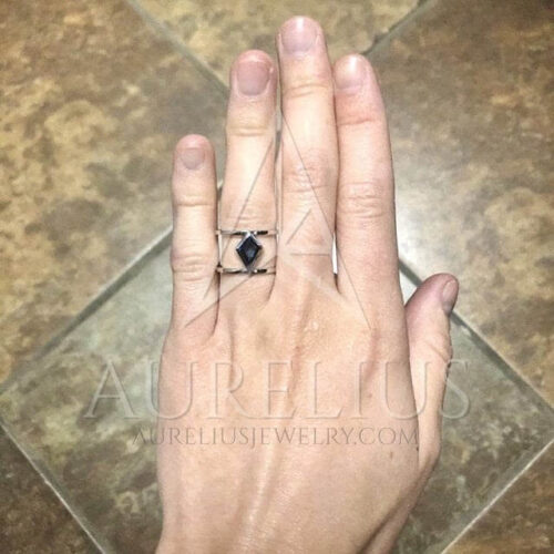 Kite London Blue Topaz Double Band Ring photo review