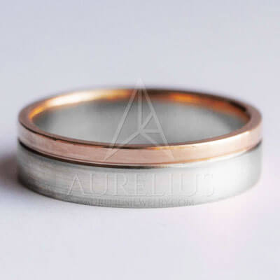 two tone ring for men
