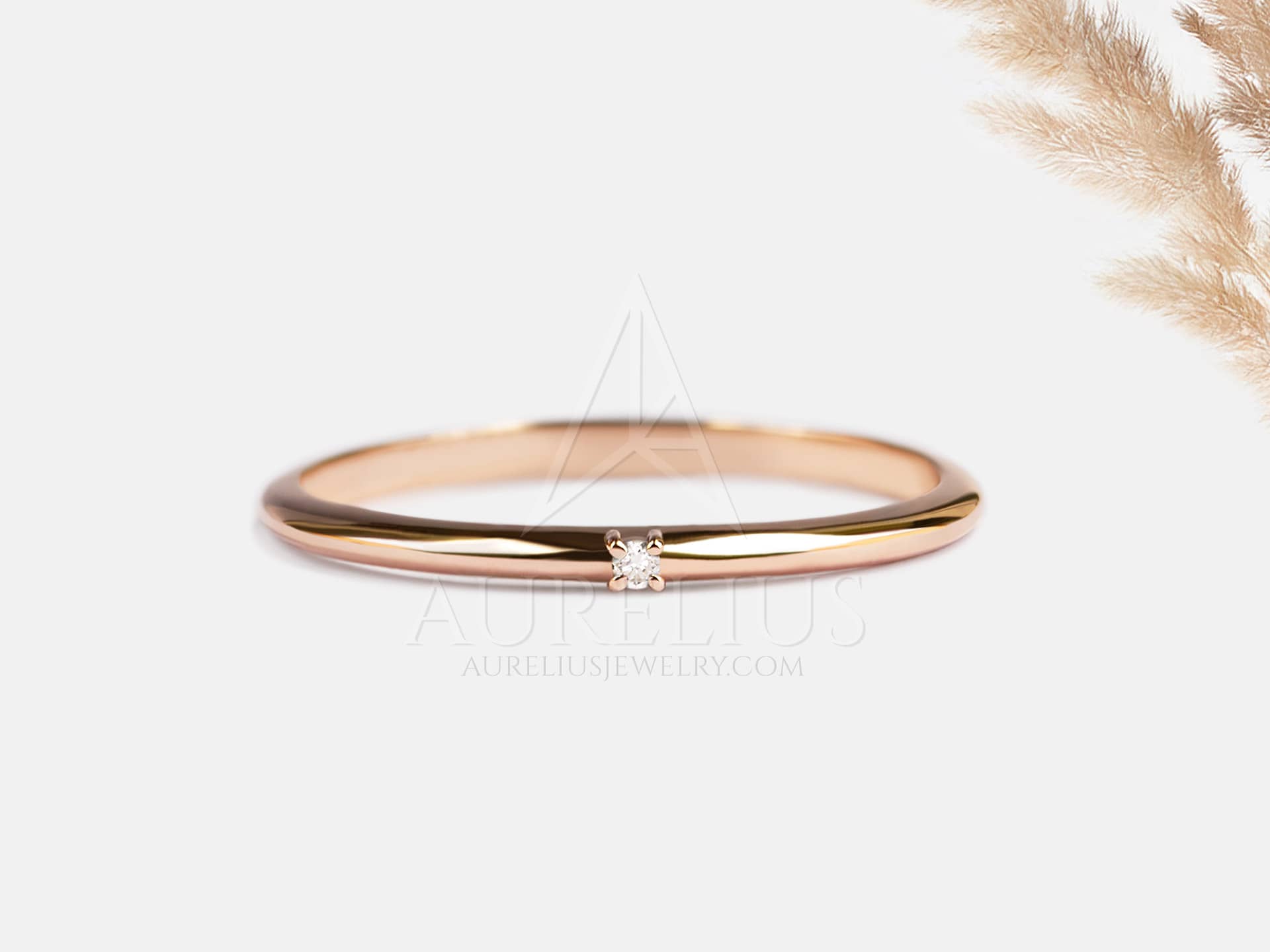 Dainty Wedding Ring - Annie