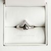 escudo diamante nupcial conjunto de anillos