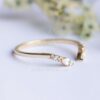 Gelbgold Diamant Stapelring Ring