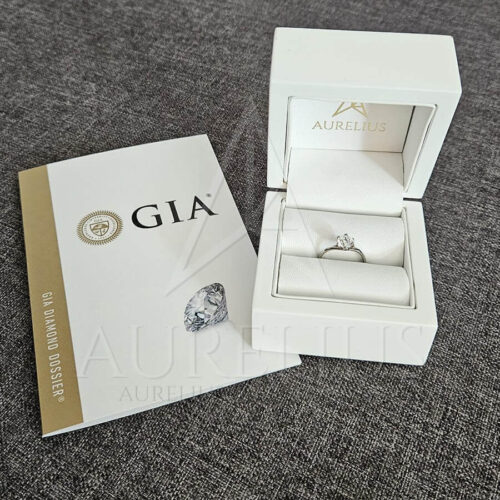 Runder Solitär-Diamant-Verlobungsring (0,8ct) photo review