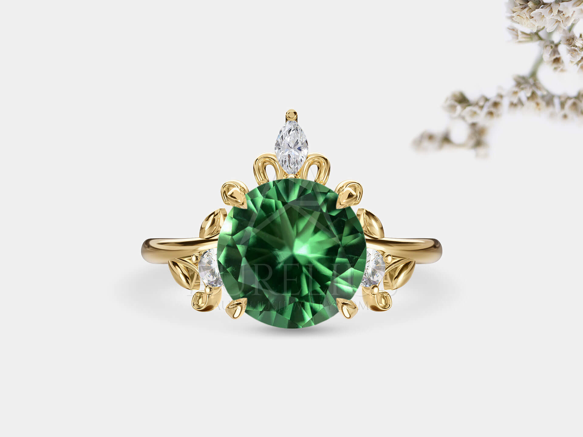 Green Tourmaline Ring - Clea