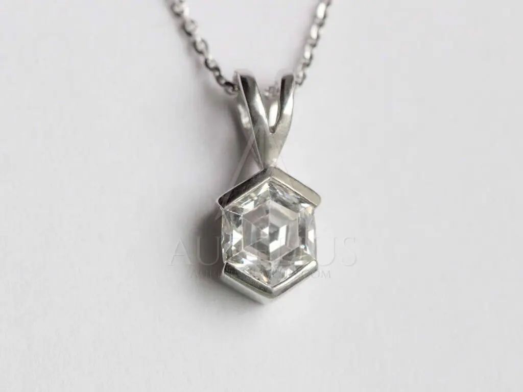 Taurus Moissanite Necklace, Zodiac Sign Necklace, White Gold Plated –  ChoosenJewelry
