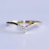 hruškový diamant svatební prsten