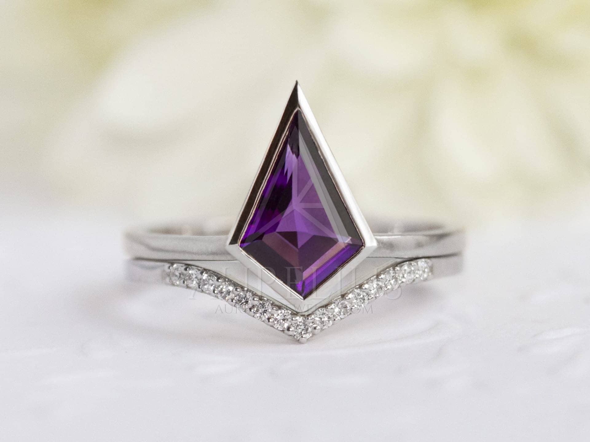 Natural Amethyst Engagement Ring Vintage 14K Gold Wedding Ring Set,unique  Crown Wedding Band,amethyst Jewelry Anniversary Rings Purple Gem - Etsy  Norway