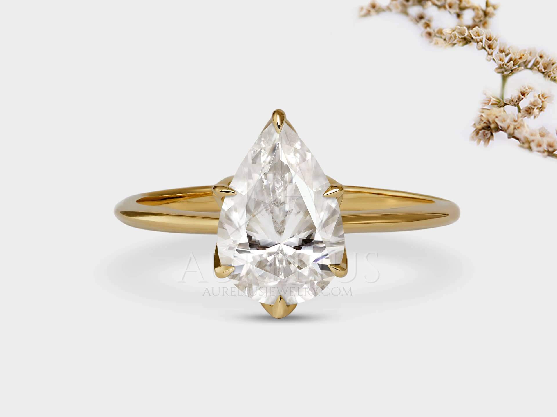 2 Carat Lab Grown Diamond Engagement Ring - Lucy