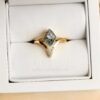marquise Diamant Hochzeitsring im Box