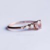 marquise diamant zásnubní prsten boční pohled