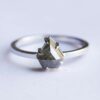 platina šedá diamant prsten