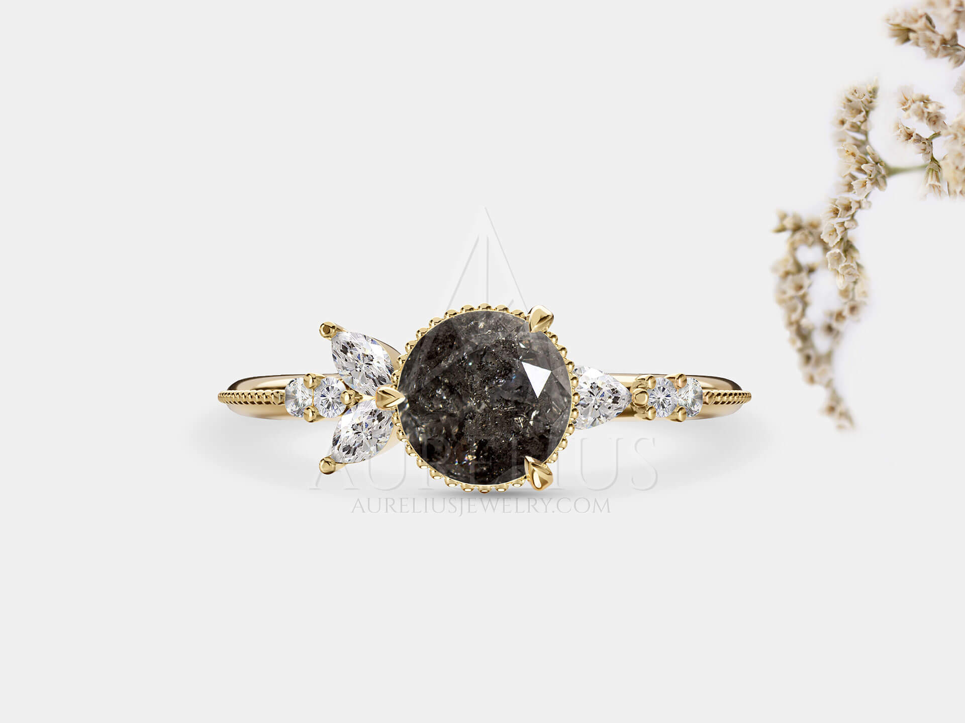 Vintage Diamond Cluster Ring - Roux