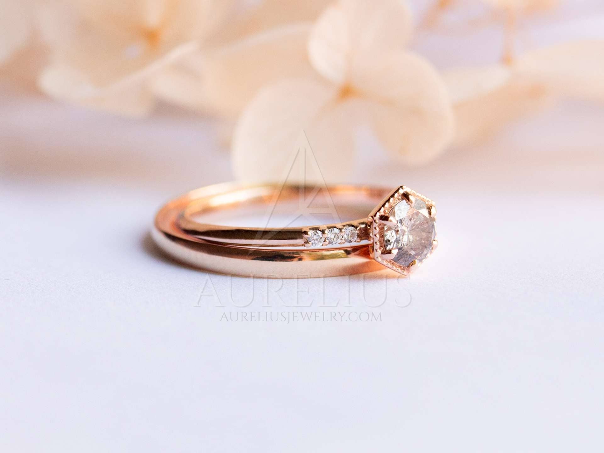 Rose Gold Wedding Ring Sets His And Hers 2024 | favors.com