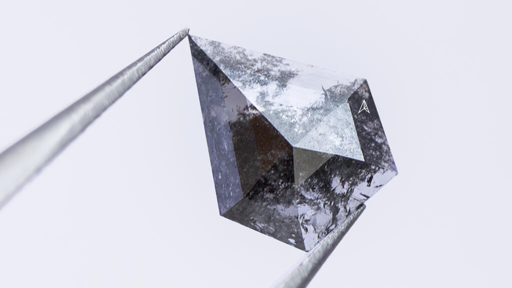 great looking example of a diamond with inclusions