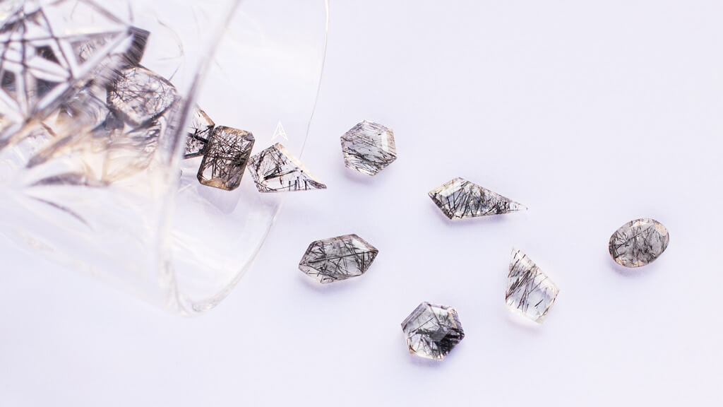 a few examples of the great rutile gem