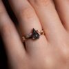 Verlobungsring verlängert Schild mit öffnen marquise Ringband